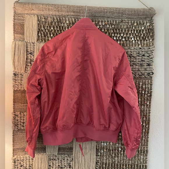 💗 GAP pink bomber jacket sz M 💗 - Picture 8 of 8